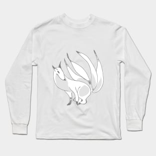 White Fox Long Sleeve T-Shirt